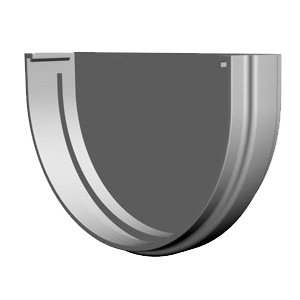 Заглушка желоба ПВХ Docke STANDART Белый